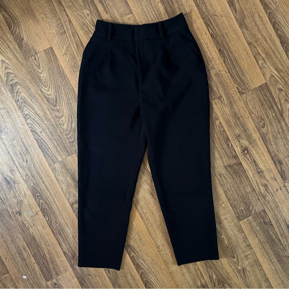 Zara Black Cropped Women's Pants - Picture 3 of 5